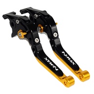 อุปกรณ์เสริมสำหรับ YAMAHA NMAX 155/125 NMAX V2 V1มอเตอร์ไซค์สกู๊ตเตอร์พับยืดได้เบรกมือซ้ายขวา