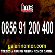 Nomor Cantik IM3 Indosat Prabayar Support 5G Nomer Kartu Perdana 0856 91 200 400