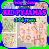 BBAYJUNO Baju Tidur Budak Perempuan Lelaki Sleepwear Boy Girl Pajamas Pyjamas Kids Kids Nightwear