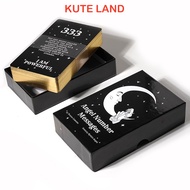 [Original Size Plated Edge] Angel Number Messages Tarot Deck 78 Cards 7x12 Cm Gift Purification Ston