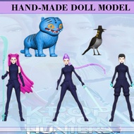 Anime Kpop Demon Hunters Action Figure Toys Derpys Tiger Ranimeumi Mira Zoey Sussy Figurine T0z6