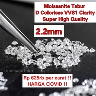 Moissanite Tabur D VVS1 Super High Quality mirip berlian eropa