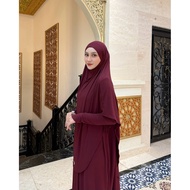 (Without Abaya) Instant Asiyah Khimar Instant FK Asiyah/ Umrah Khimar/ Khimar Umrah Khimar Syari Khi