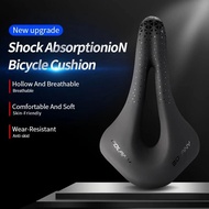 BOLANY Bicycle Saddle PU Leather Ultralight Breathable Comfortable Saddle MTB Bike Seat For Bicycle Accessories