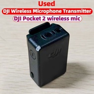 Used Wireless Microphone For DJI Osmo Pocket 2 Transmitter DJI Mic Camera Accessories