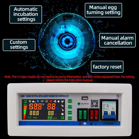 XM-18SW Intelligent Incubator Controller DIY Constant Temperature Humidity Heating System Egg Incuba