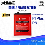 Baterai VIKING Double Power Original Oppo F1 Plus F1+ R9 BLP609 Batre Batrai Battery BLP 609 HP Hand
