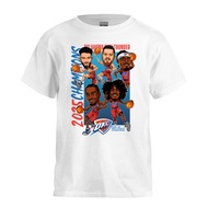 NBA Oklahoma City Thunder 2025 Champions Caricature Basketball Shirt