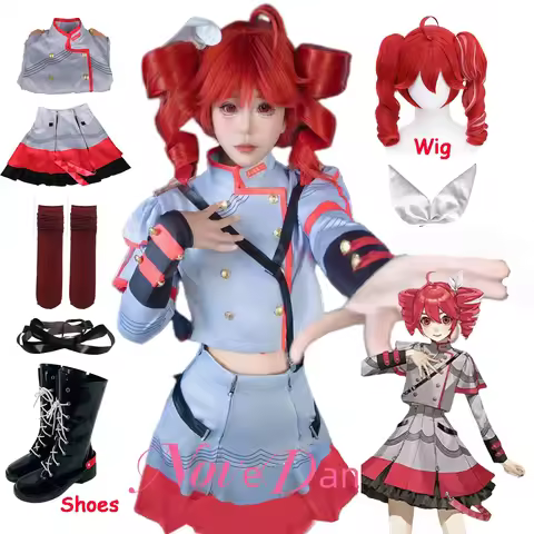 UTAU Synthesizer V Kasane Teto Virtual Singer Cosplay Costume Anime Miku Sweet Lolita Dress Uniform 