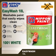 18L Nippon Paint Easy Wash 1001 Brilliant White Paint