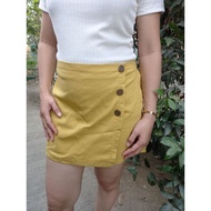 PFBZ Skort Palda Shorts for Woman Skorts Highwaist Premium Woven Korean Fashion Skirt Short White