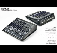 Mixer audio ashley techno8 techno 8 garansi original Berkualitas