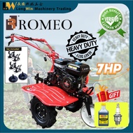 ROMEO RMT5858 Heavy Duty Petrol Engine Mini Tilling Machine 7.0HP Power Tiller Cultivator