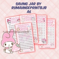 MELODY SAVING JAR A6 6 HOLES SAVING CHALLENGE