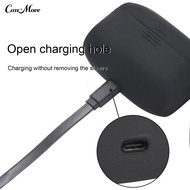 1 Set Headphone Cushion Open Charging Hole Rechargeable Without Removing Cover Anti-shock Creative Anti-loss with Hanging Hook Headset Case for Jabra Elite Active 65t