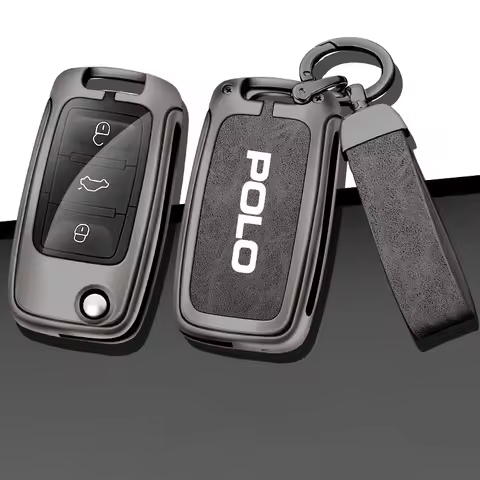 Car Remote Key Full Cover Case Holder Key Bag Shell Protector For Volkswagen VW Polo 6R 6N 6N2 6C 9N