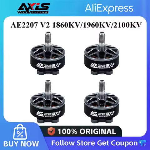 Axisflying AE2207 V2 5inch Brushless FPV Motor for Proxy /Juicy / Bando Freestyle 1860KV/1960KV/2100