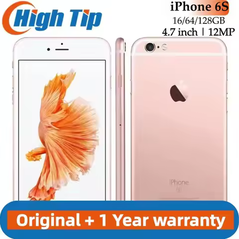 Unlocked Original 6S Apple Iphone 6S Smartphone 4.7 IOS 16/64/128GB ROM 2GB RAM 12.0MP Dual Core A9 