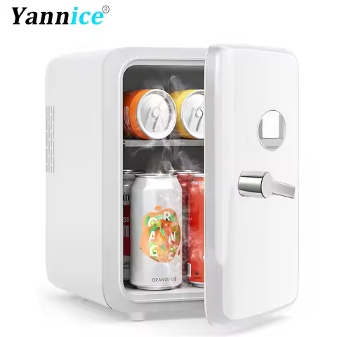 Mini Makeup Fridge Portable Car Cooling Heating Refrigerator 4L Beauty Refrigerator For Cosmetics Be