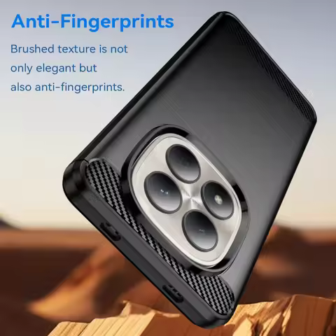 Carbon Fiber Phone Case For Xiaomi Redmi Note 15 Pro 4G Note 15 5G Redmi Note15 Pro Plus Shockproof 