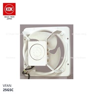 KDK 25GSC Vent Fan high pressure wall mounted 25cm