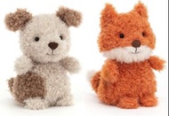 Jellycat 全新 小狗 + 狐狸