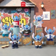 Miniso x Disney Stitch Dress-Up Show Series Vinyl Plush Blind Box Gantungan Tas Lucu Karakter Stitch