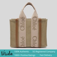 Chloe Small Woody Tote Bag Blushy Beige CHC23AS397L1726Y