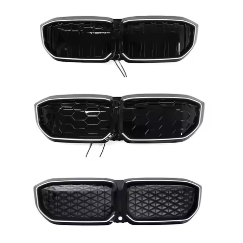 Grille with LED Trim Lamp for BMW i3 19-24 modified Luminous Radiator Grille Net Body kit Car Parts