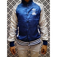 Adidas Star Wars jacket Millennium Falcon embroidery satin blue white