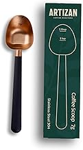 Artizan Coffee Roaster Long Handle Stainless Steel Copper Spoon - Scoop for Measuring Coffee, Tea & 