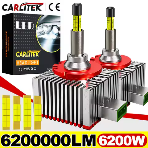 6200W 360 D3S LED Headlights HID D1S D3S D8S D1R D3R D Series 360 Degree CSP LED Bulbs Canbus Car Li