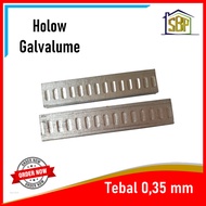 Besi Holo Galvalum 2x4 tebal 0,35 mm Hollow Galvalume Rangka Plafon