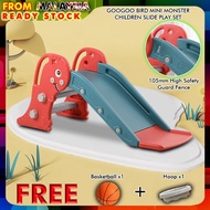 SL GOOGOOBIRD MINI CHILDREN SLIDE 7 DESIGN WITH HIGH SAFETY GUARD FENCE/GELONGSOR KECIL 