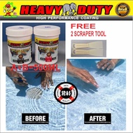 POOL CRACK FILLER 2-PACK EPOXY ( A+B=500ML ) Universal 2-Pack Epoxy Filler Putty Fairing Compound (F