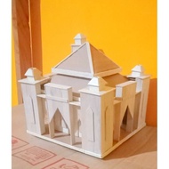 miniatur masjid dari stik es krim