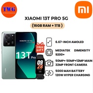 XIAOMI 13T PRO 5G (16gb ram + 1TB )free band 8 active, 100% ORIGINAL MALAYSIA BRAND NEW