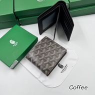 กระเป๋าสตางค์ผู้ชาย Goyard หนังแท้ ดีไซน์คลาสสิก พร้อมส่ง