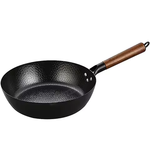 28cm Chef's Nonstick Uncoated Skillet Fry Pan Induction Compatible Kitchen Frying Pan for Egg Omelet