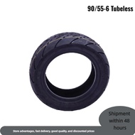 Electric scooter thickened vacuum tire 90/55-6 tubeless tire for scooter tire replacement