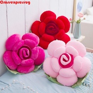 VORTEX Rose Pillows, Flower Shaped Large Size Throw Pillows, Romantic 3D Soft INS Style Cushion Sofa