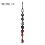 VBESTLIFE 7 Colors Chakra Stones Healing Crystals Natural Crystal Car Hanging Gemstones Pendant Deco