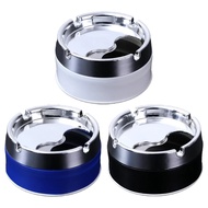 【High-quality】 Ppstainless Steel Ashtray With Lid For Home Outdoor Indoor Accessory