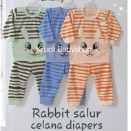 Baby pajamas/long suits 6-12 M bunny liany