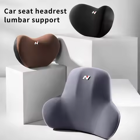Car Accessories Headrest U-shaped Neck Pillow Lumbar Support For Hyundai N I30 I20 IX35 I40 Tucson G