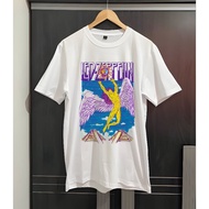 LED ZEPPELIN WHITE T-SHIRT MUSIC T-SHIRT