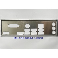 FE block main MSI PRO B660M-G DDR4 (Mainboard IO Shield: 702)