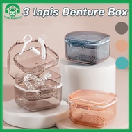 Denture Box Orthodentic Braces Ortho Denture Braces Box Case Storage Braces Veneer Retainer Travel B