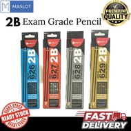 UNIPLUS Exam Class/Exam Grade 2B Pencils (12pcs) 626/627/628/629 - Maslot