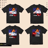 Boys' T-shirt Train Locomotive cc 206 cc 201 cc 202 cc 203